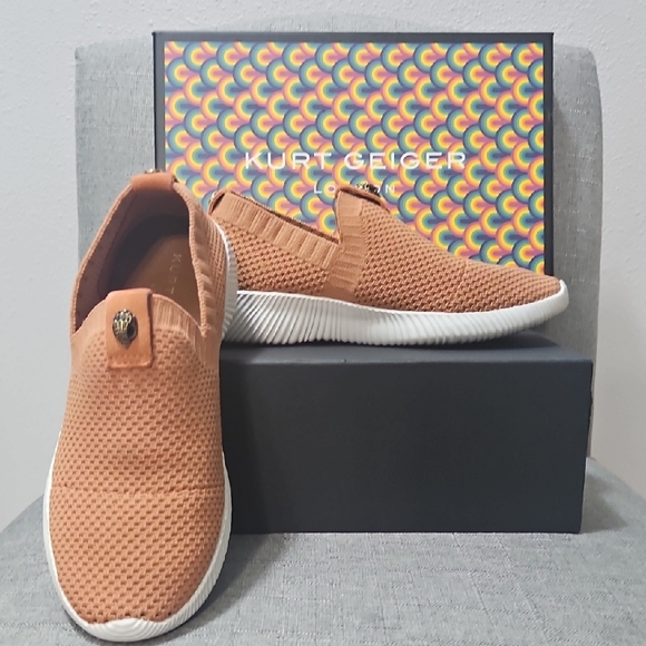 Kurt Geiger Shoes - Kurt Geiger Lorna Rust Slip-On Sneakers